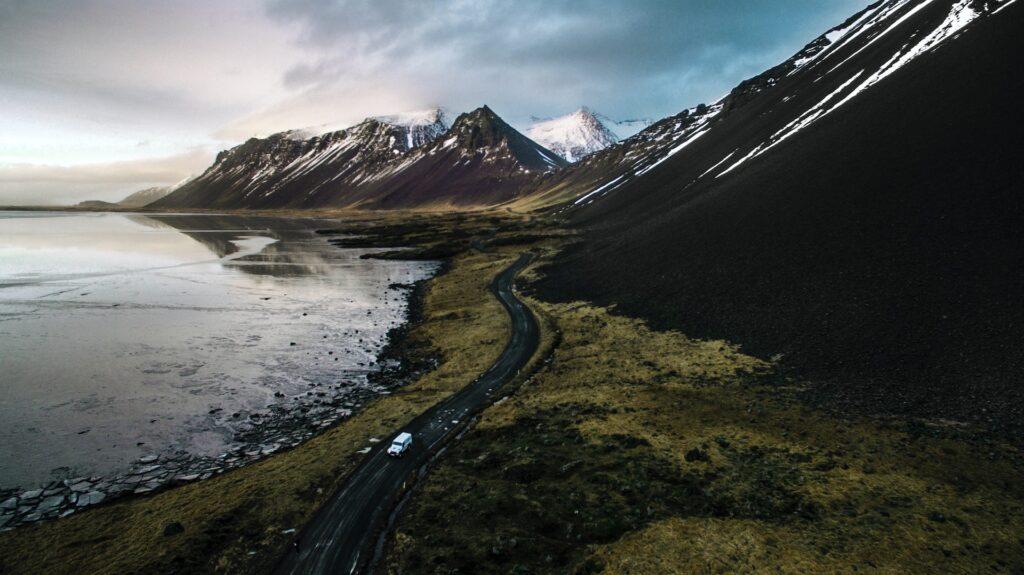 Küstenstraße auf Island